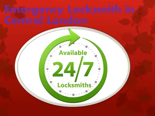 Locksmith in Central London