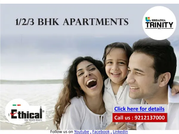 Urbainia Trinity NX Noida Extension 9212137000 Residential Apartments flats