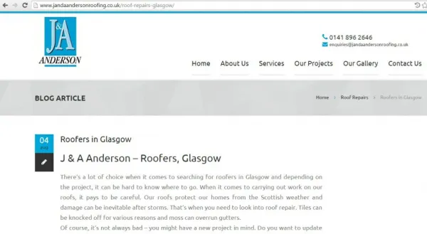Best Gutter Cleaning Company in Glasgow