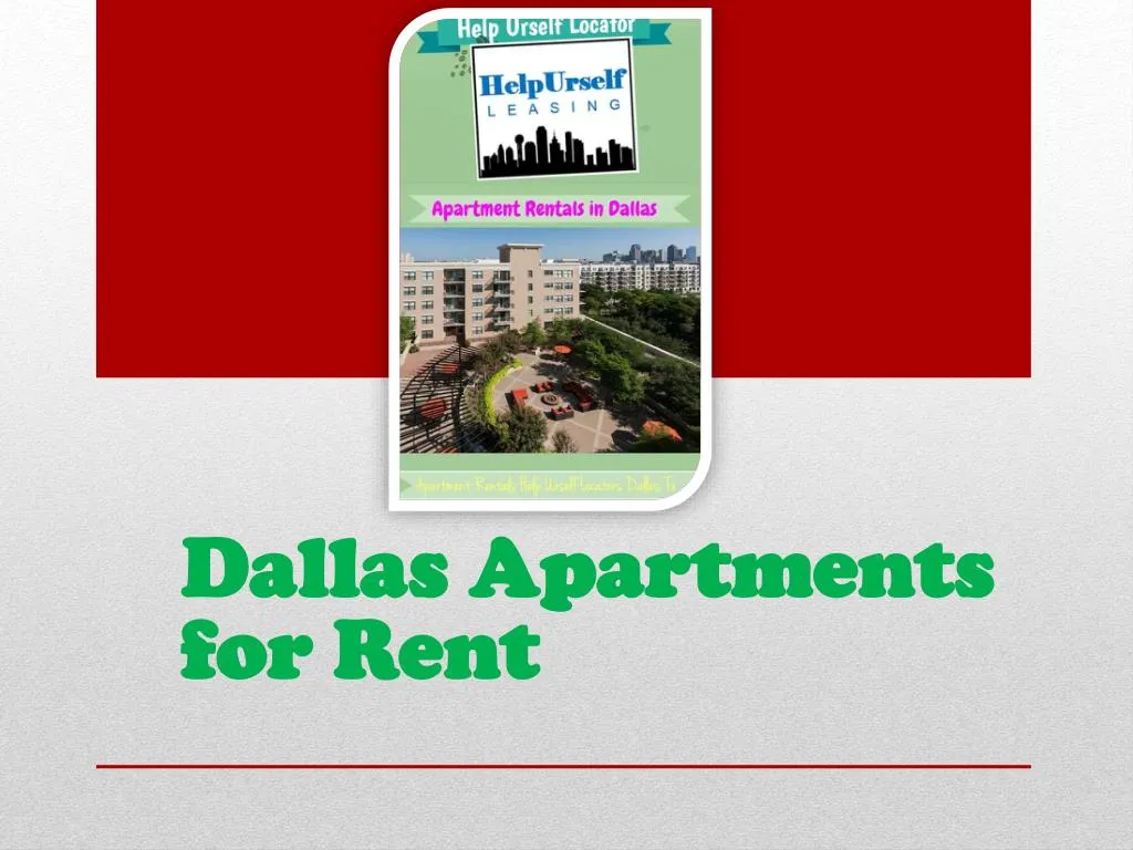 dallas apartments for rent
