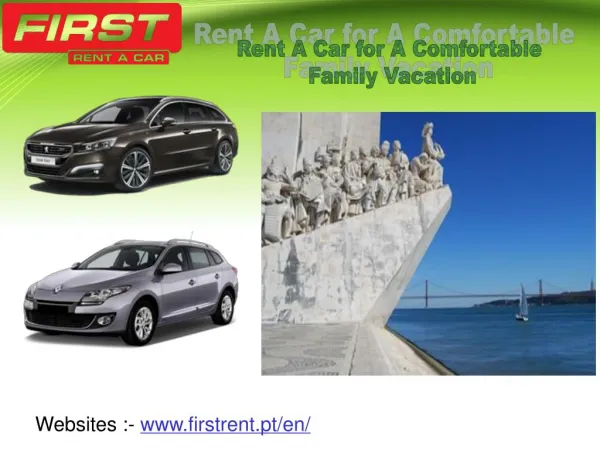 Rent A Car for A Comfortable Family Vacation