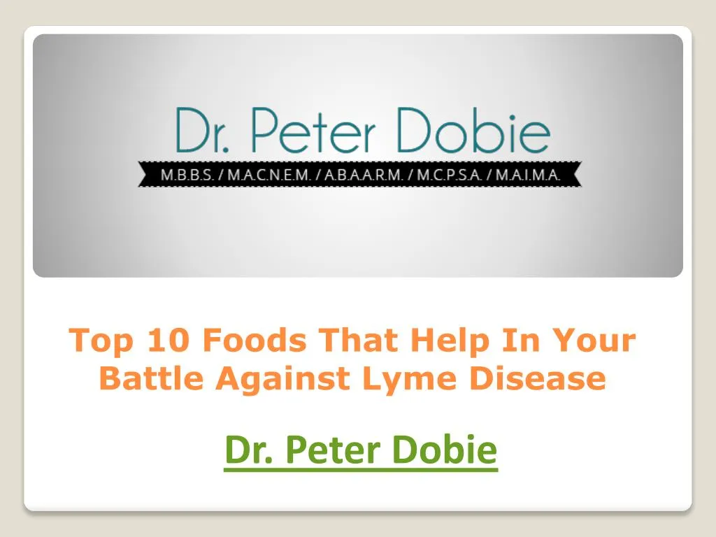 top 10 foods that help in your battle against lyme disease