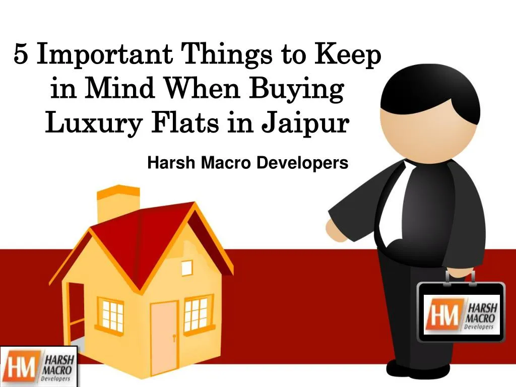 5 important things to keep in mind when buying luxury flats in jaipur