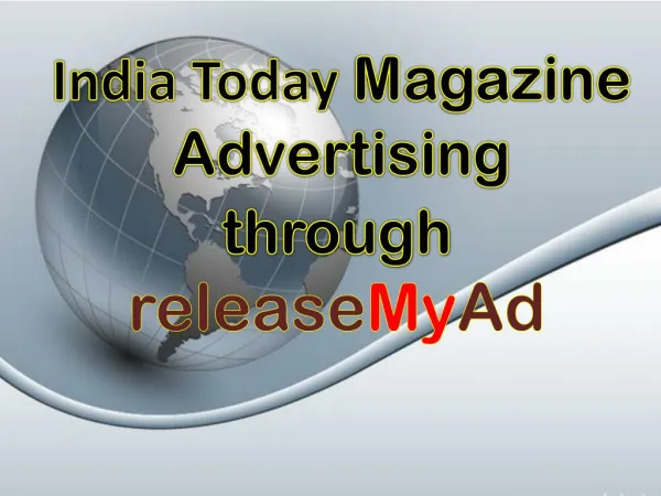 Advertising in India Today Magazine through releaseMyAd