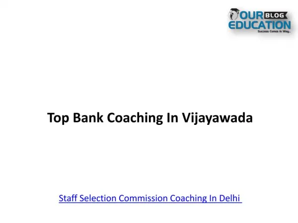 Top Bank coaching in vijayawada