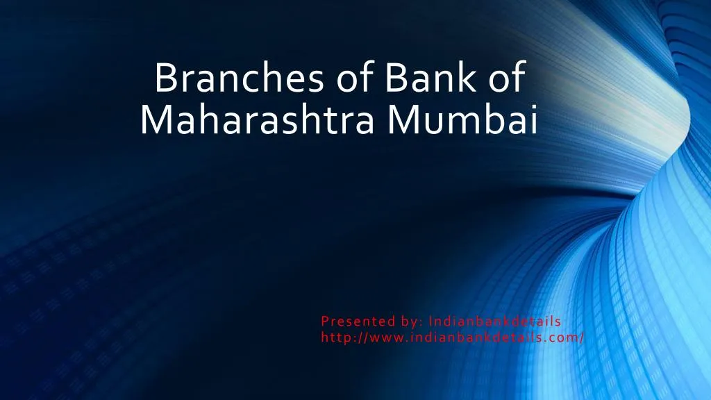 branches of bank of maharashtra mumbai