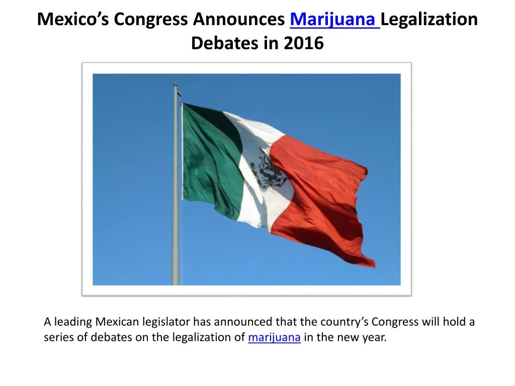 mexico s congress announces marijuana legalization debates in 2016