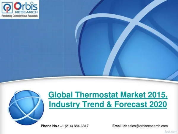 Global Thermostat Industry 2015-2020 & Market Overview Analysis