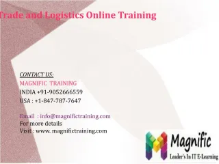 Microsoft Dynamics AX Trade And Logistics Online Training in Australia - slide 1