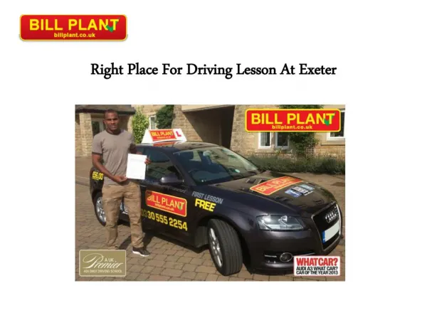 Driving Lessons Exeter