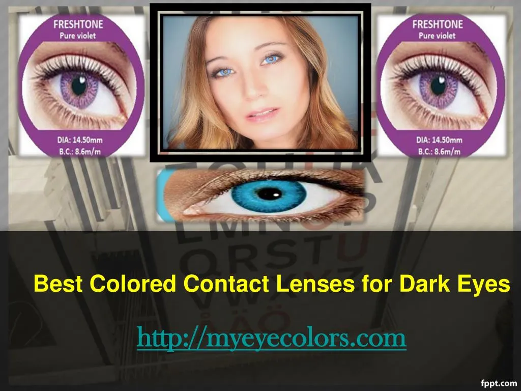 best colored contact lenses for dark eyes