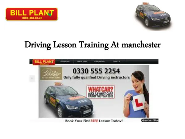 Driving Lessons Manchester
