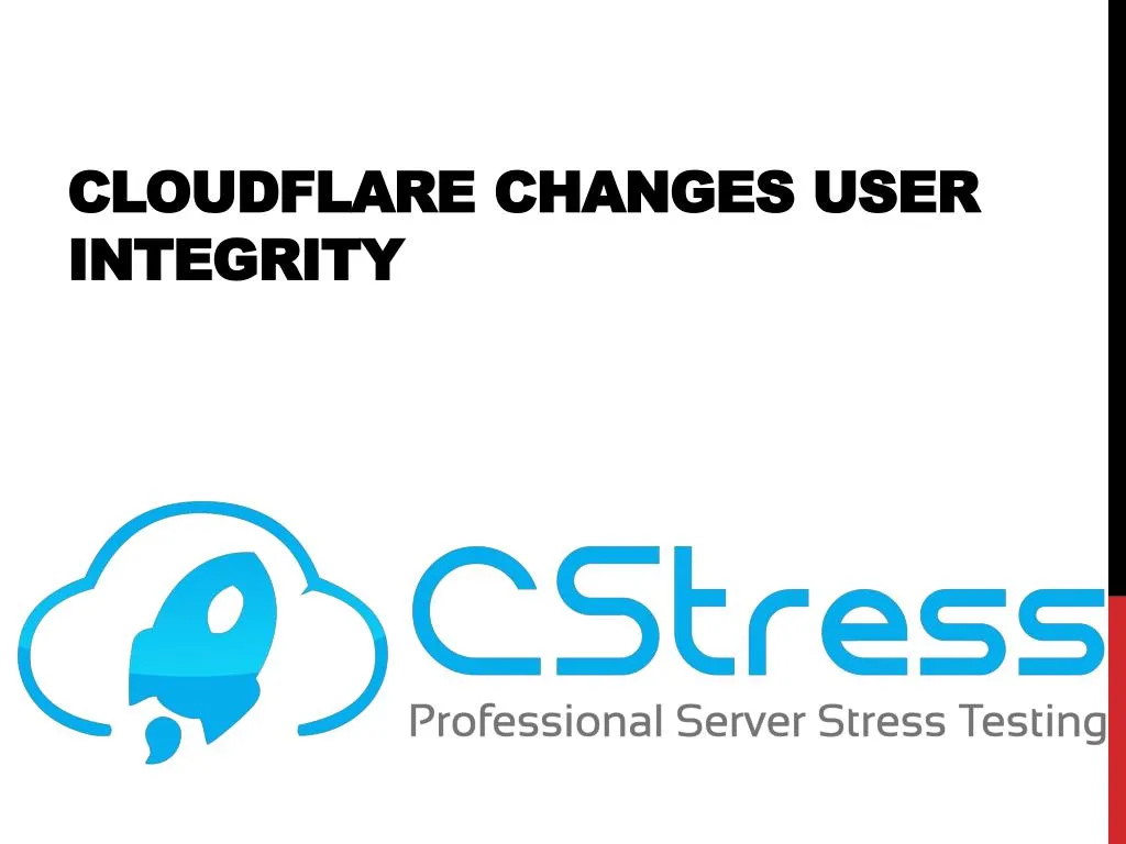cloudflare changes user integrity
