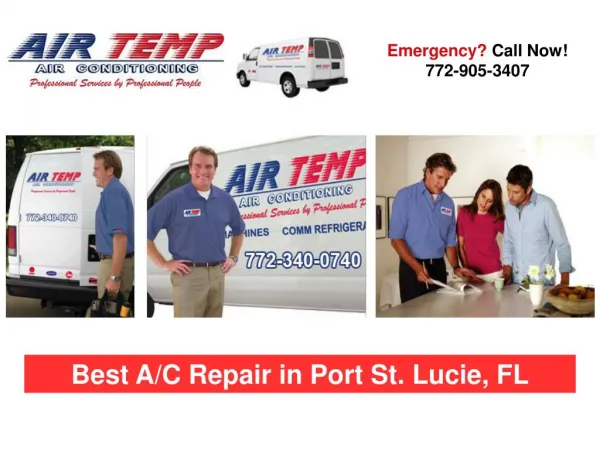 Port St. Lucie Air Conditioning Repair Services