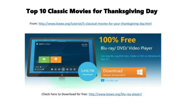 Top 10 classic movies for thanksgiving day