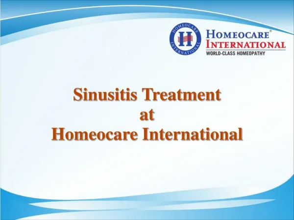 Gentle way to clear Sinus infection through Homeopathy