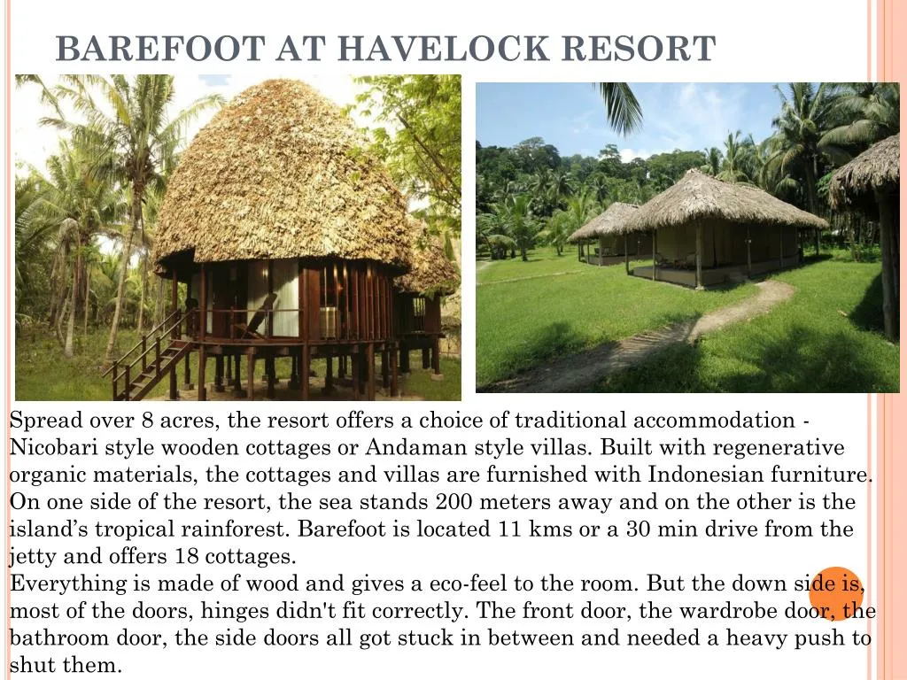 barefoot at havelock resort