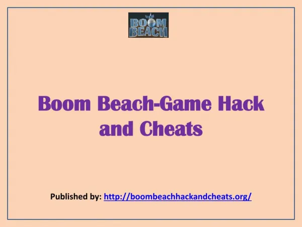 Boom Beach-Game Hack And Cheats