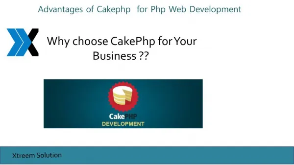 Benefits of Cakephp Development
