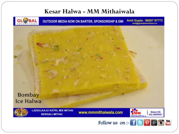 Kesar Halwa - MM Mithaiwala
