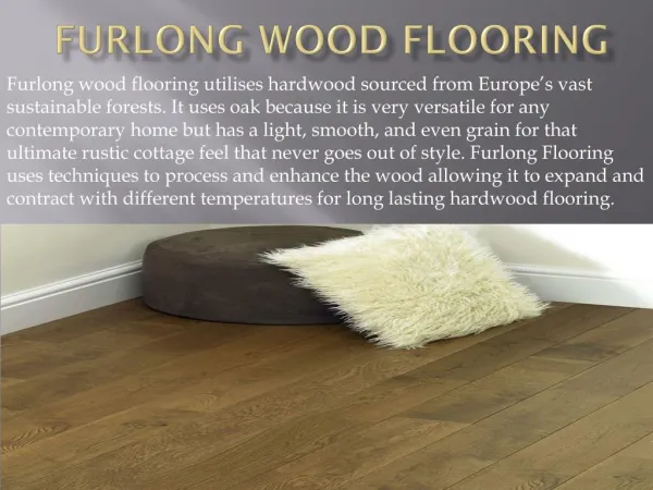 Furlong Wood Flooring Products & Designs