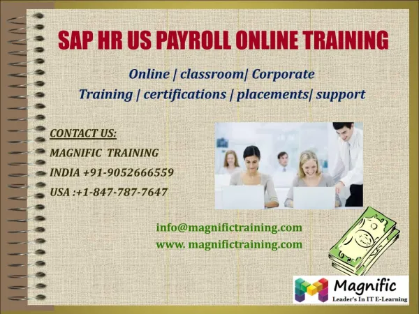 SAP HR US PAYROLL ONLINE TRAINING IN USA|UK|CANADA