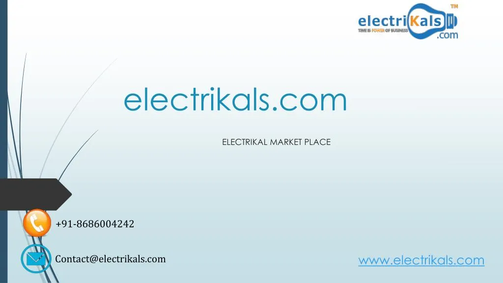 electrikals com electrikal market place