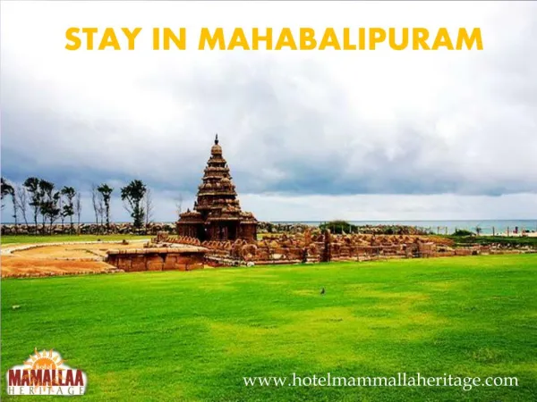 Stay In Mahabalipuram