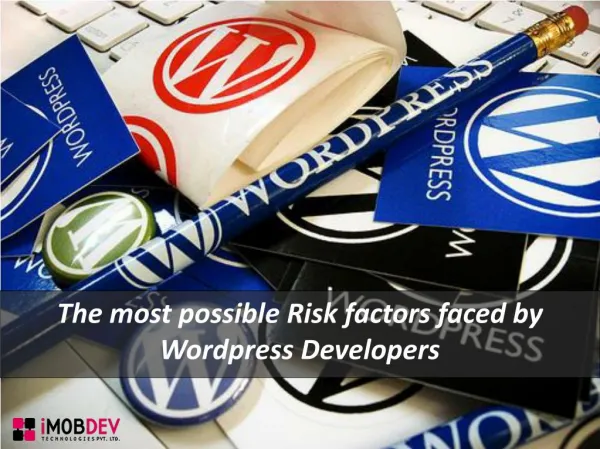 The most possible risk factors faced by Wordpress Developers