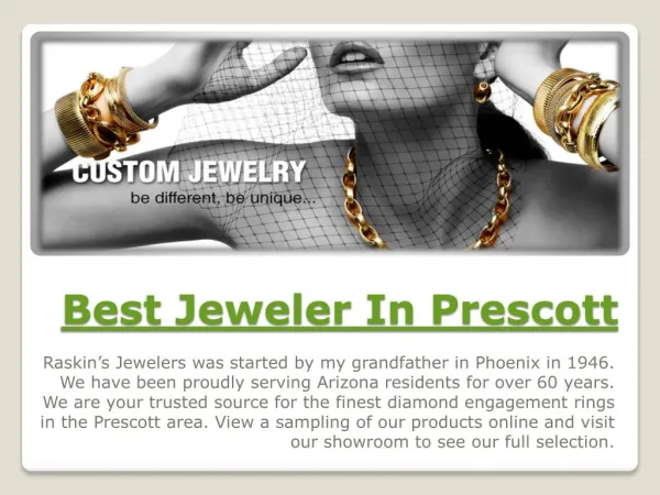 Jewelry Repair Prescott