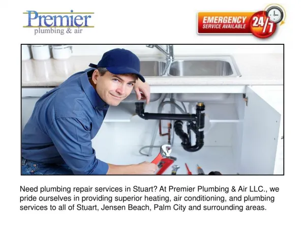 Plumbing Contractor Services in Stuart