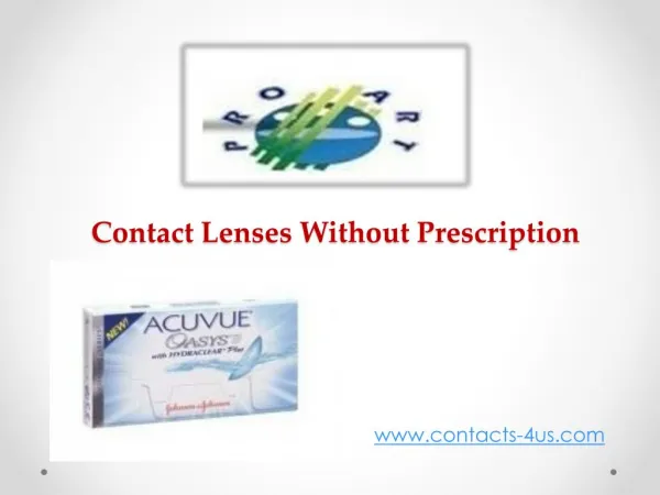 Order Contact Lenses Without Prescription Online
