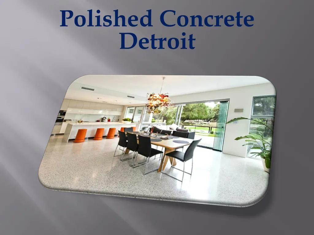 polished concrete detroit