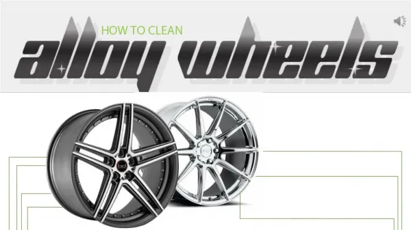 Clean Alloy Wheels With Household Items