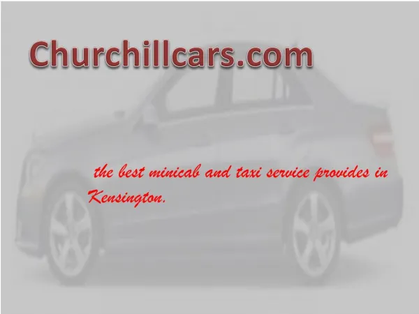 Minicab London