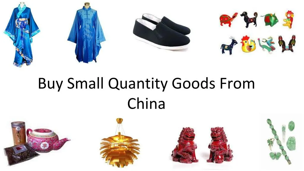 buy small quantity goods from china