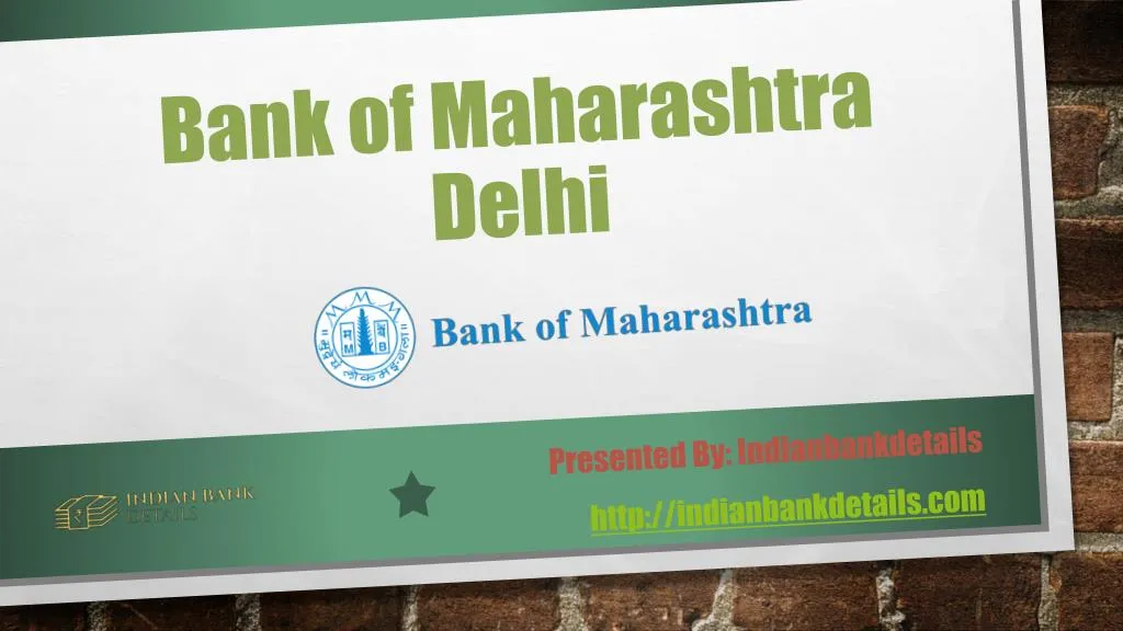bank of maharashtra delhi