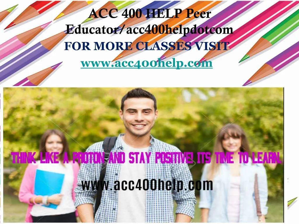 for more classes visit www acc400help com