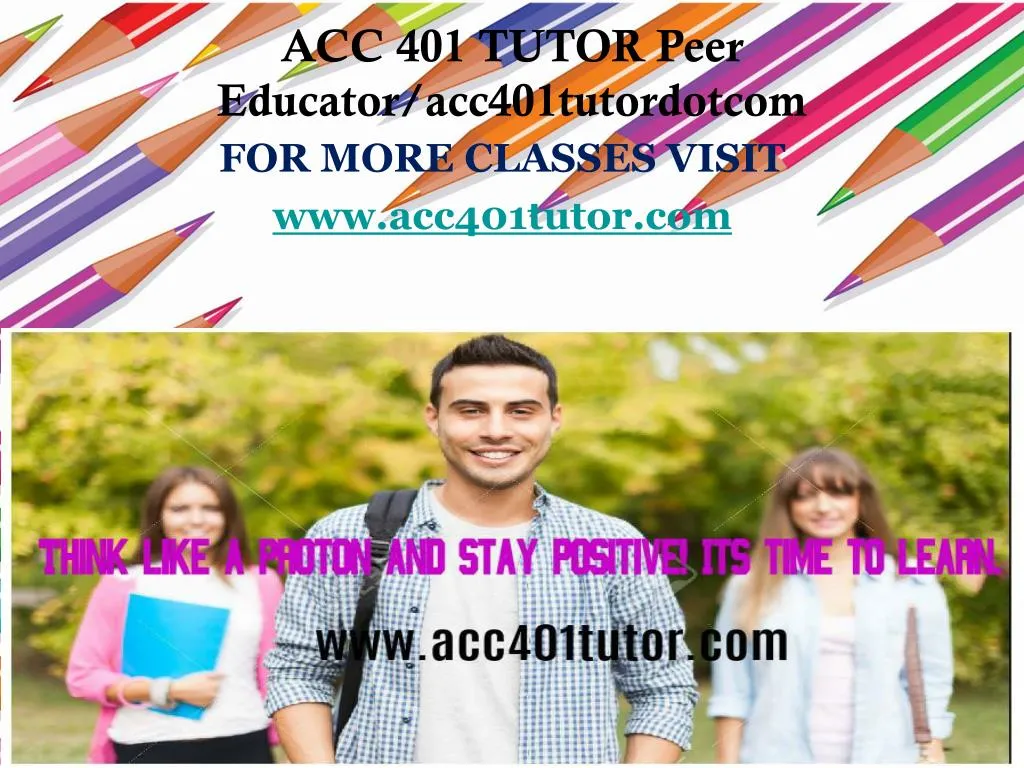 for more classes visit www acc401tutor com
