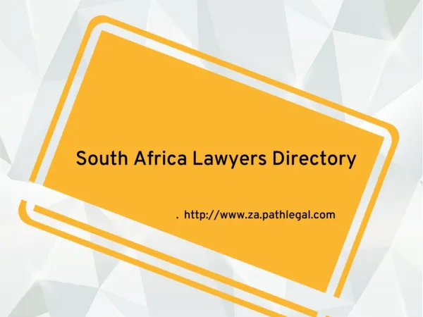 South Africa Lawyers Directory