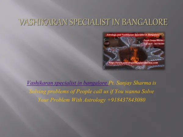 vashikaran specialist in bangalore