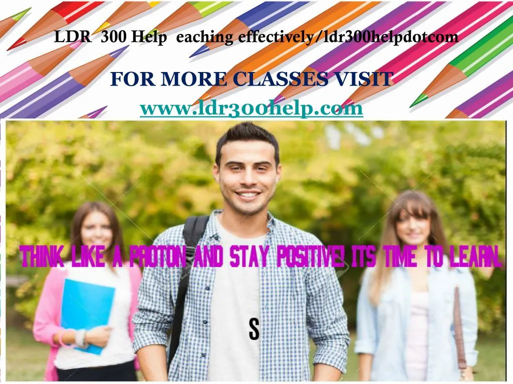 for more classes visit www ldr300help com
