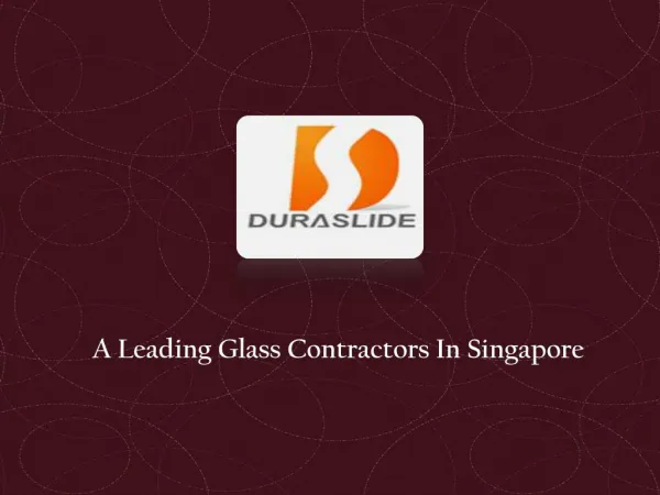 Glass Contractors Singapore