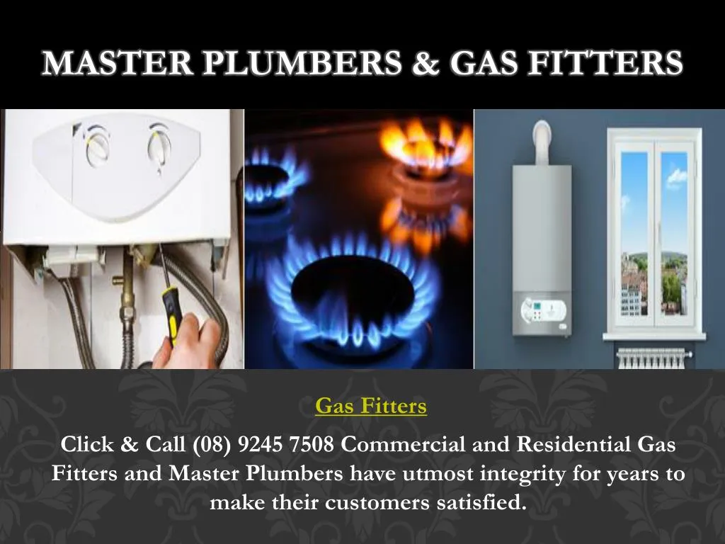 master plumbers gas fitters