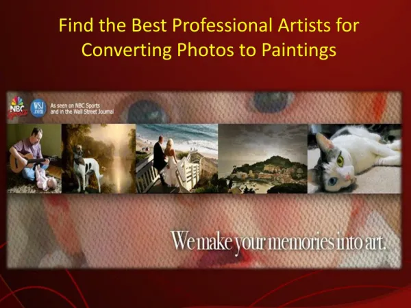 Find the Best Professional Artists for Converting Photos to Paintings