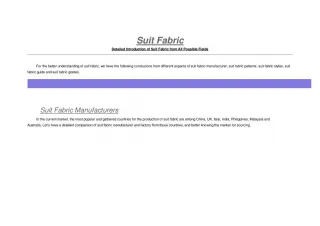 suit fabric - slide 1