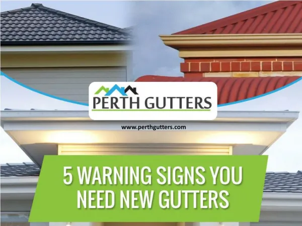 Warning Signs - When You Need to Call Gutter Replacement Perth