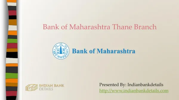 Bank of Maharashtra Thane Branches