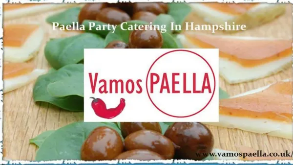 Paella party catering in Hampshire