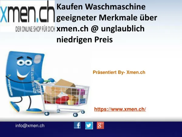 Kaufen Washer Online über xmen.ch zu niedrigem Preis